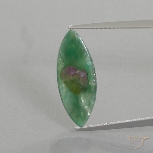3.31ct 자연스러운 다색 Fuchsite의 루비, 보석, 투명한