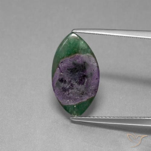 4.70ct 자연스러운 다색 Fuchsite의 루비, 보석, 투명한