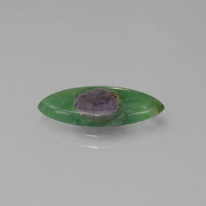 2.38캐럿 천연 바이컬러 푸크사이트 포함 루비, 마퀴즈, 16.3×7.5 mm, 투명한