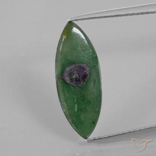 3.00ct 자연스러운 다색 Fuchsite의 루비, 보석, 투명한