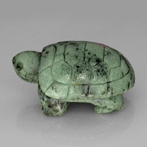 185.00캐럿 천연 멀티컬러 루비 조이사이트, 멋진 모양, 42.6×32 mm, 불투명체