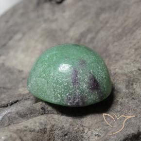 4.63캐럿 천연 다색 루비-Zoisite, 둥근, 불투명체