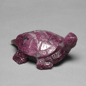 102.50캐럿 천연 다색 루비-Zoisite, 멋진 모양, 불투명체