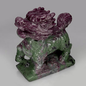 836.38캐럿 천연 멀티컬러 루비 조이사이트, 멋진 모양, 65.1×59.7 mm, 불투명체