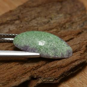5.81캐럿 천연 따뜻한 모스 그린 루비 조이사이트, 마퀴즈, 16.2×8 mm, 불투명체