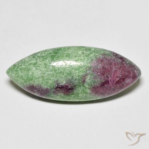11.91ct 자연스러운 다색 루비-Zoisite, 보석, 불투명체