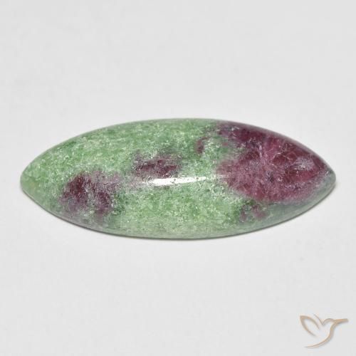 11.91캐럿 천연 다색 루비-Zoisite, 보석, 불투명체