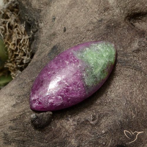 12.11ct 자연스러운 다색 루비-Zoisite, 보석, 불투명체