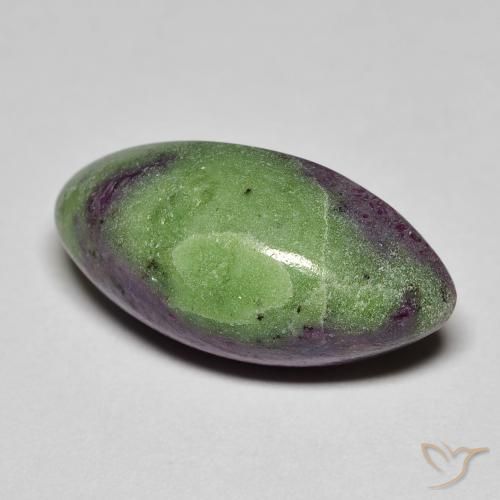 12.84캐럿 천연 다색 루비-Zoisite, 보석, 불투명체