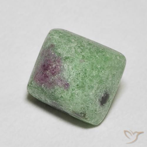 5.41캐럿 천연 다색 루비-Zoisite, 바게트, 불투명체