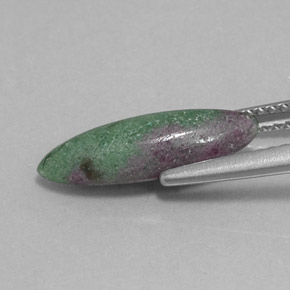 3.03캐럿 천연 다색 루비-Zoisite, 보석, 불투명체