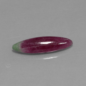3.94캐럿 천연 멀티컬러 루비 조이사이트, 마퀴즈, 18.4×5.6 mm, 불투명체