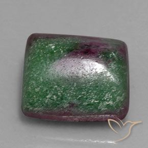 19.20캐럿 천연 다색 루비-Zoisite, 바게트, 불투명체