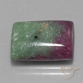 11.43캐럿 천연 다색 루비-Zoisite, 바게트, 불투명체