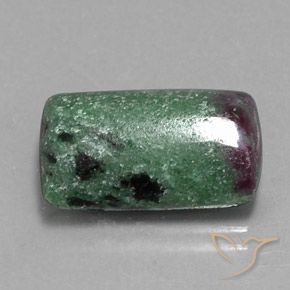 13.09캐럿 천연 다색 루비-Zoisite, 바게트, 불투명체