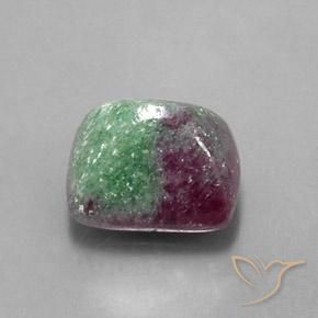 8.27캐럿 천연 다색 루비-Zoisite, 바게트, 불투명체