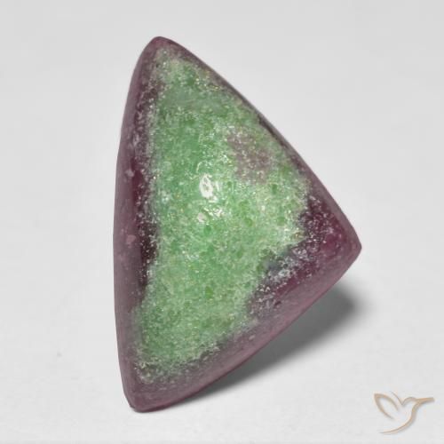 8.49캐럿 천연 다색 루비-Zoisite, 일조, 불투명체