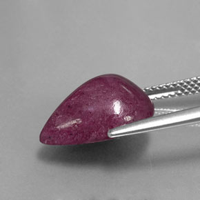 8.40캐럿 천연 다색 루비-Zoisite, 배 모양, 불투명체