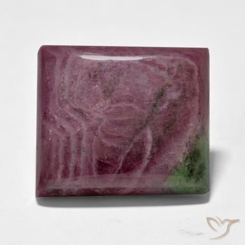 65.85캐럿 천연 다색 루비-Zoisite, 바게트, 불투명체