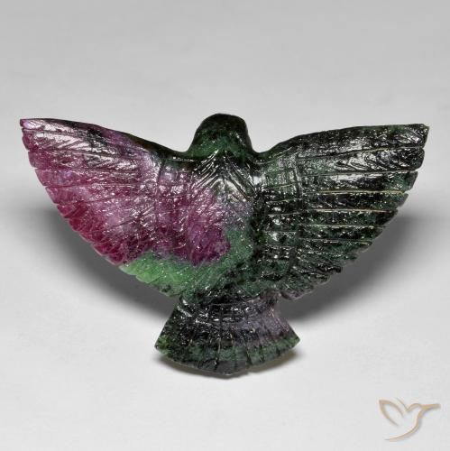 83.59캐럿 천연 다색 루비-Zoisite, 팬시한, 불투명체