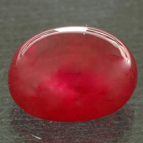 8.40캐럿 천연 레드 루비, 투명한, 11.9×9.1 mm, 투명/반투명