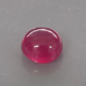 1.26캐럿 천연 핑크 레드 루비, 투명한, 5.68 mm, 투명/반투명
