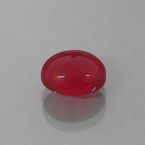 4.18캐럿 천연 레드 루비, 투명한, 9.3×7.6 mm, 투명/반투명