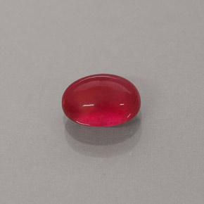 2.46캐럿 천연 레드 루비, 투명한, 8.5×6.4 mm, 투명/반투명