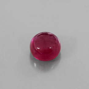 3.35캐럿 천연 레드 루비, 투명한, 7.56 mm, 투명/반투명