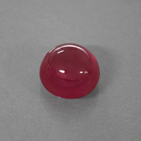 3.13캐럿 천연 레드 루비, 투명한, 7.71 mm, 투명/반투명