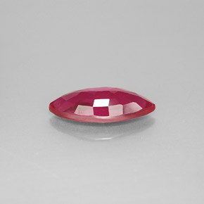 1.97캐럿 천연 핑크 레드 루비, 마퀴즈, 12×5.4 mm, VS-SI