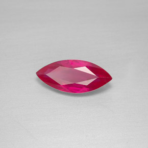 2.00캐럿 천연 핑크 레드 루비, 마퀴즈, 12.6×5.5 mm, VS-SI