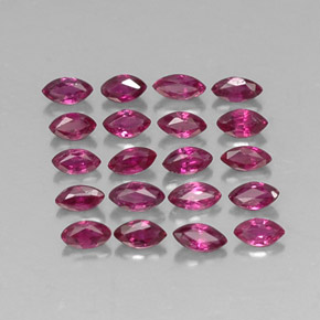 캐럿 천연 핑크 레드 루비 보석, 마퀴즈, 3.6×1.9 mm, VS-SI