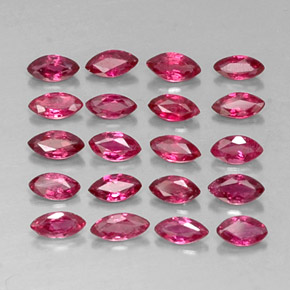 캐럿 천연 핑크 레드 루비 보석, 마퀴즈, 3.6×1.7 mm, VS-SI