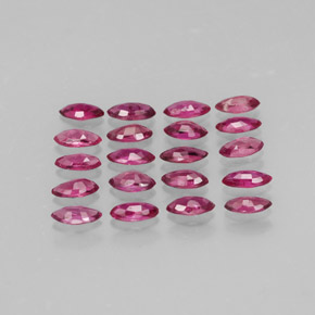 캐럿 천연 핑크 레드 루비 보석, 마퀴즈, 3.8×1.8 mm, VS-SI