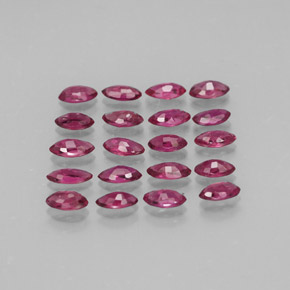 캐럿 천연 핑크 레드 루비 보석, 마퀴즈, 3.6×2 mm, VS-SI