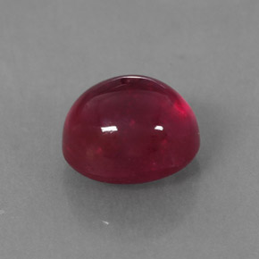 2.65캐럿 천연 레드 루비, 투명한, 7.5×6.5 mm, 투명/반투명