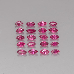 캐럿 천연 핑크 레드 루비 보석, 마퀴즈, 3.8×1.8 mm, VS-SI