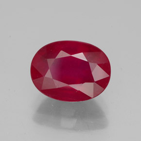 2.85캐럿 천연 핑크 레드 루비, 타원형 컷, 9.2×7 mm, VS-SI