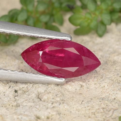 1.18ct 자연스러운 딥 크림슨 루비, 보석, VS-SI