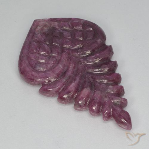 18.39ct 자연스러운 보이젠베리 퍼플 루비, 팬시한, 불투명체