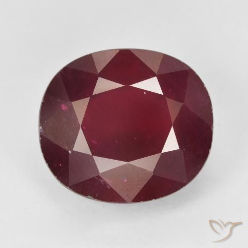 13.93ct 자연스러운 미디엄 레드 루비, 타원형, VS-SI