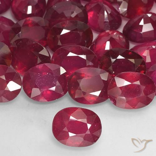 2.86ct 자연스러운 미디엄 다크 레드 루비, 타원형, VS-SI