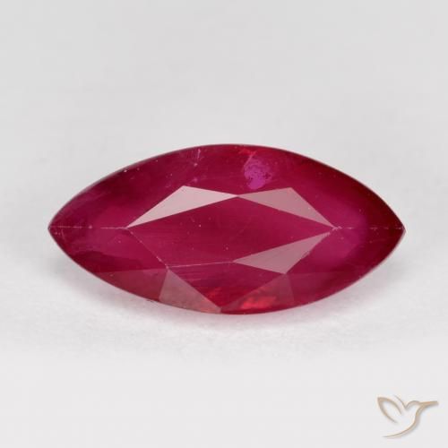 1.29ct 자연스러운 잼 레드 루비, 보석, VS-SI