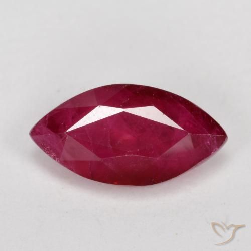 1.08ct 자연스러운 딥 레드 루비, 보석, VS-SI