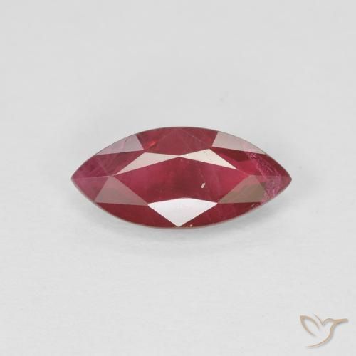 1.08ct 자연스러운 딥 레드 루비, 보석, VS-SI