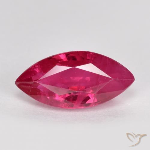 1.24ct 자연스러운 라이트 레드 루비, 보석, SI