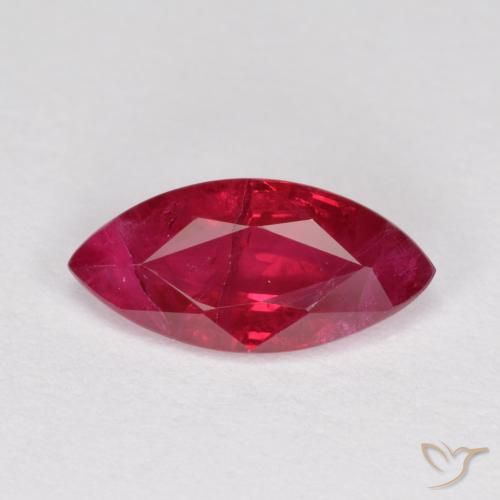 1.17ct 자연스러운 잼 레드 루비, 보석, SI