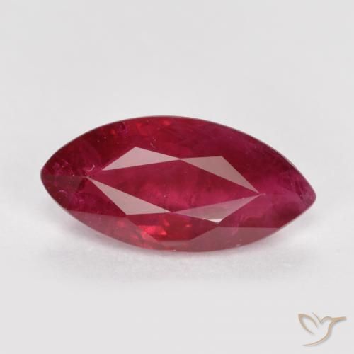 1.06ct 자연스러운 미디엄 레드 루비, 보석, SI