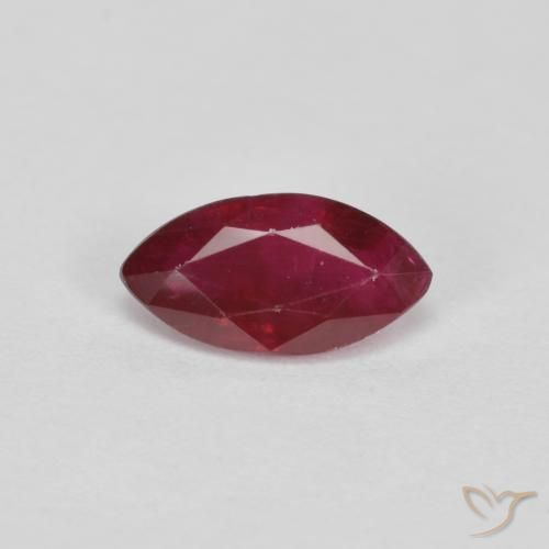 0.94ct 자연스러운 딥 레드 루비, 보석, VS-SI